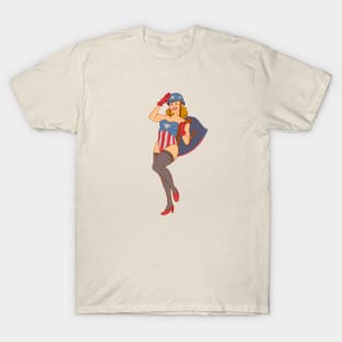 Patriotic Pin-Up T-Shirt